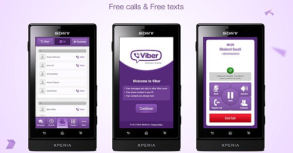 How to make free calls using Viber App