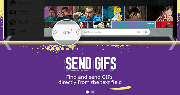 Viber Messenger Updates: Anim-GIFs & Saving Messages Manually