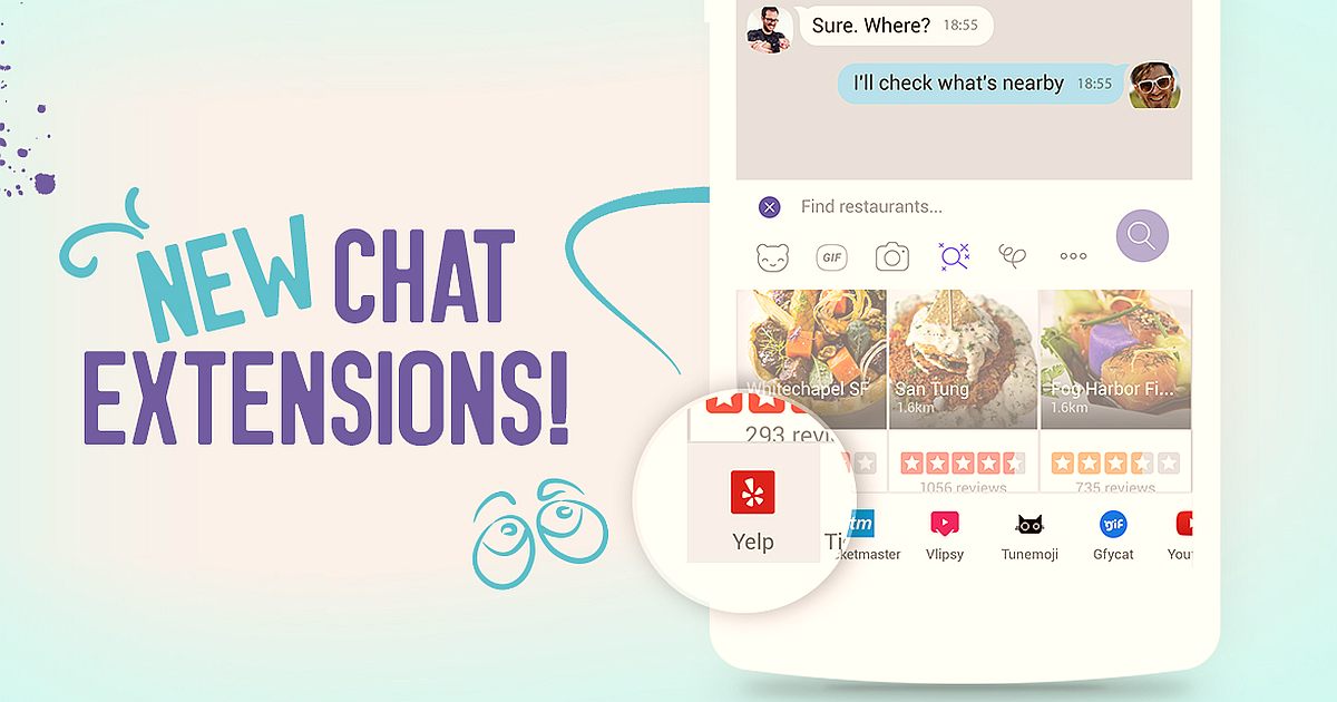 Viber Messenger is Renovating its Chat Extensions
